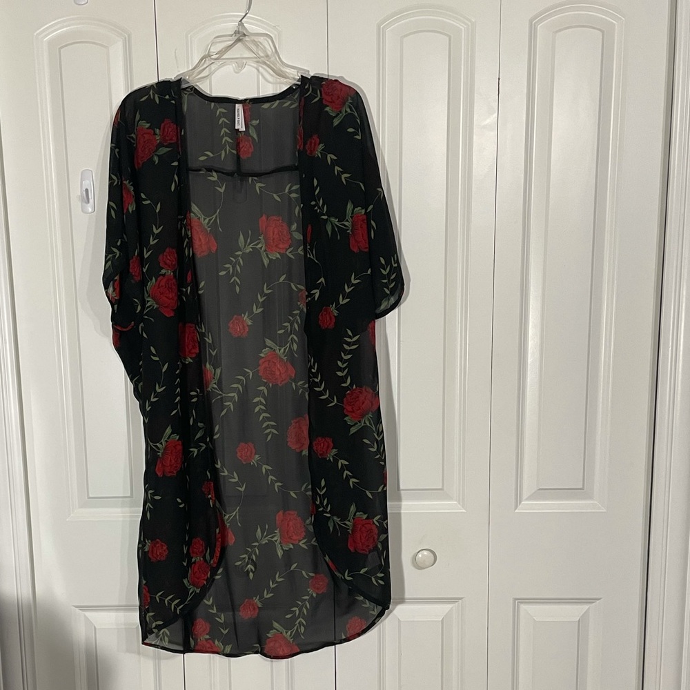 Mesh Rose Duster Size L